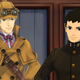 Herlock Sholmes and Ryunosuke Naruhodo from The Great Ace Attorney Chronicles